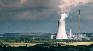 different types of power generation, nuclear, wind
